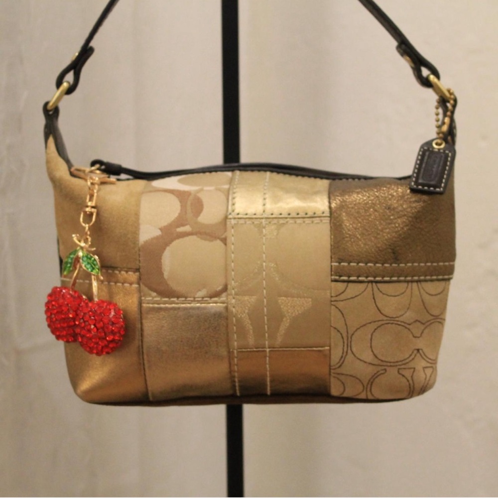 Coach Gold Patchwork Mini Bag - Gem
